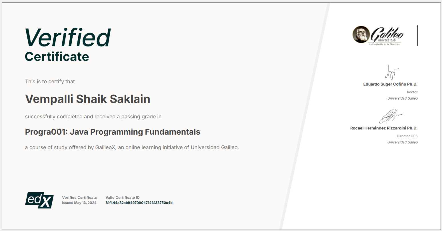 Shaik Saklain - Software Engineer & Backend Developer